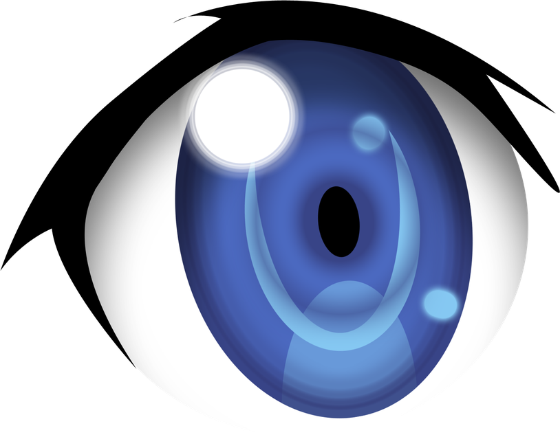 Anime Eyes Png Transparent (white, black, gray)