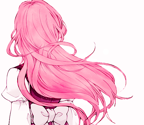 Anime Hair Transparent Png (pink, white)