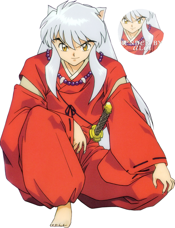 Anime Inuyasha Png Image (lavender, chocolate, black)