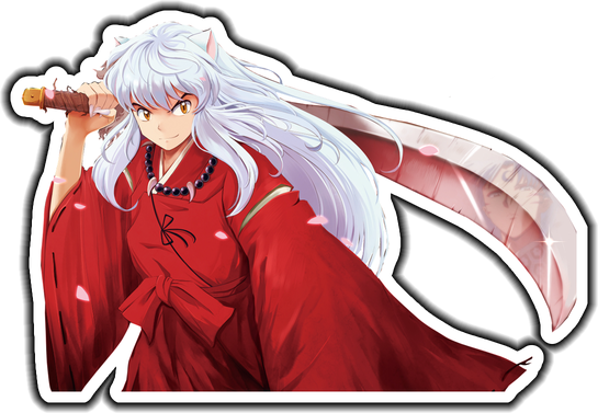 Anime Inuyasha Png Photo (maroon, chocolate, black, white, indigo)