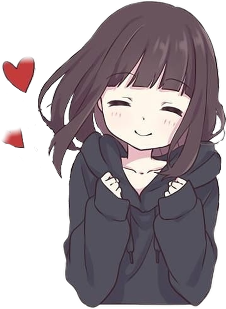 Anime Kawaii Png Hd Isolated (gray, beige, black)