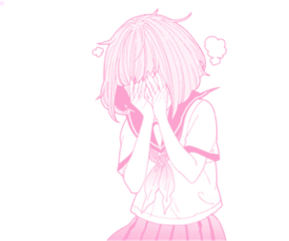 Anime Kawaii Png Isolated Hd (white, lavender, black)