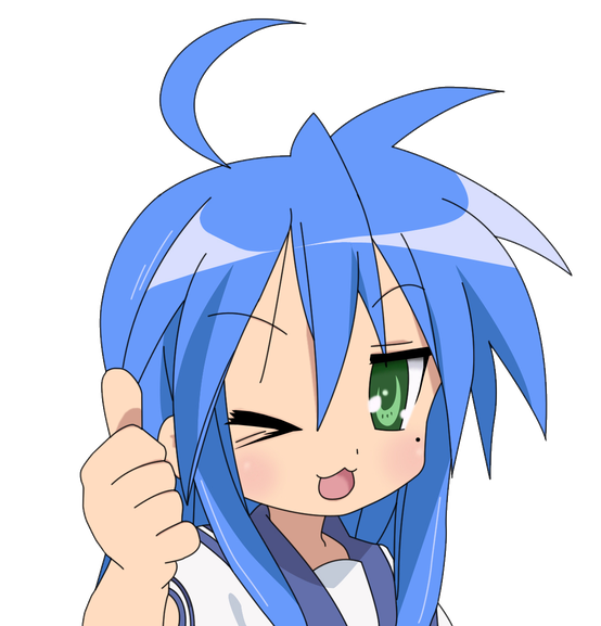 Anime Konata Izumi Png Photos (silver, pink, lavender, black, white)