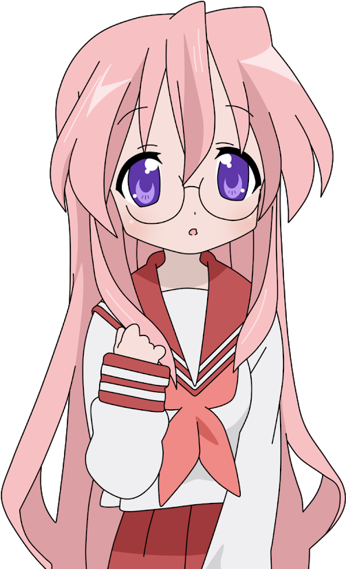 Anime Konata Izumi Png Pic (pink, silver, chocolate, lavender, black)