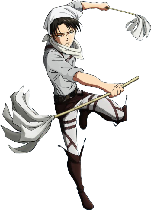 Anime Levi Ackerman Png Transparent Image (white, silver, gray)