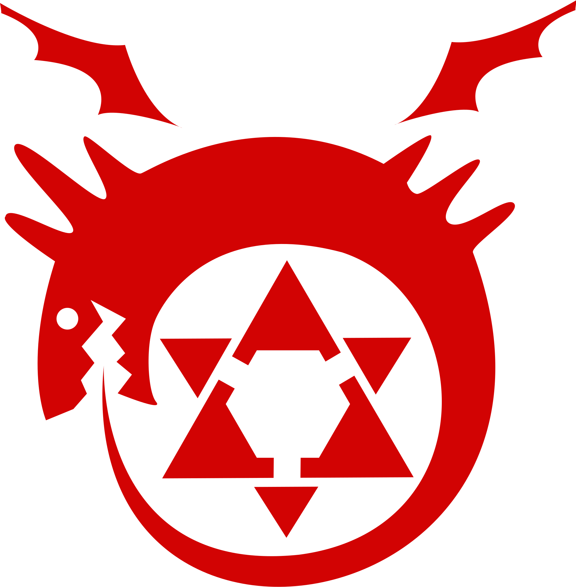 Anime Logo Png Transparent (black, red)