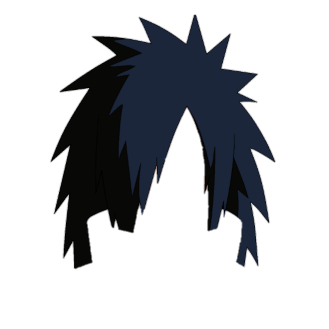 Anime Madara Uchiha Transparent Background (black)