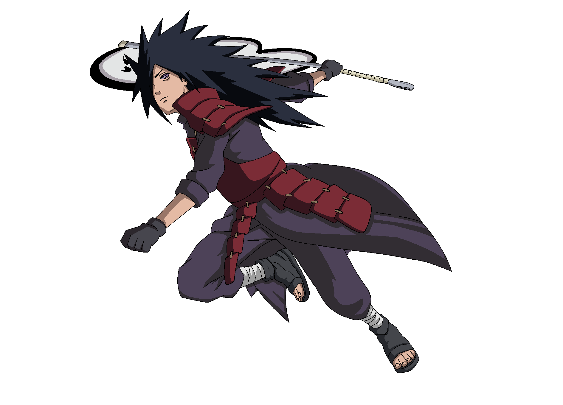 Anime Madara Uchiha Transparent Images Png (lavender, maroon, indigo, black, white)