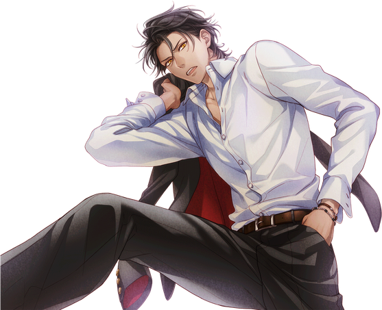 Anime Male Png Free Download (black)