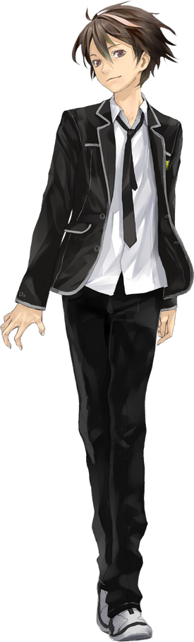 Anime Male Png Isolated File (black)