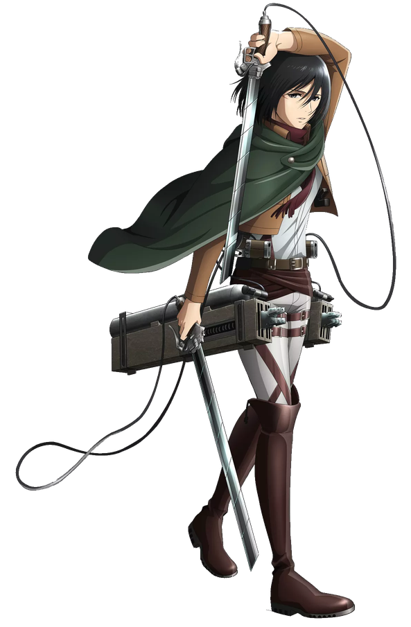 Anime Mikasa Png Photos (black)