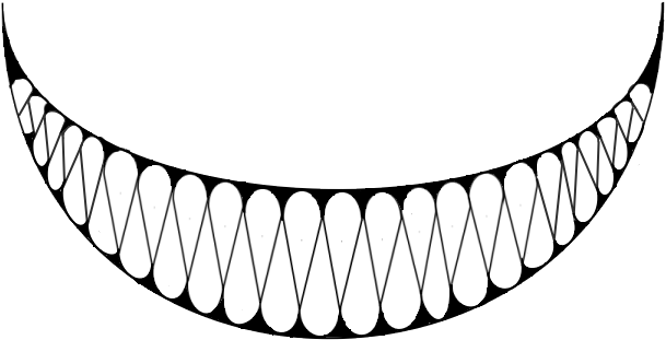 Anime Mouth Png Transparent (white, lavender, black, silver)