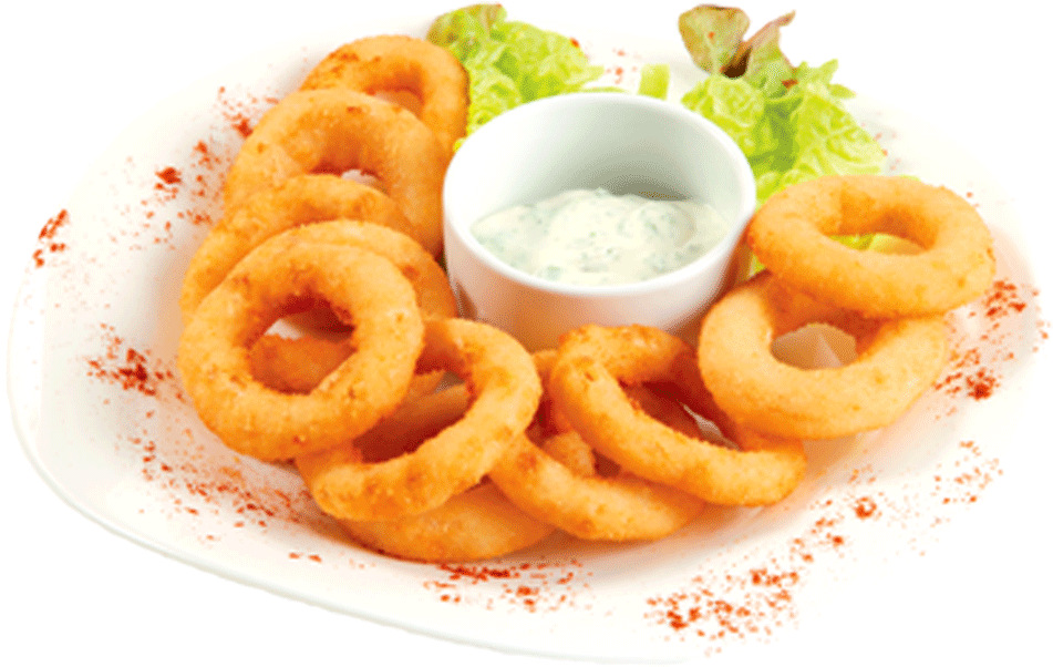 Onion Ring Png Isolated File (white, black)