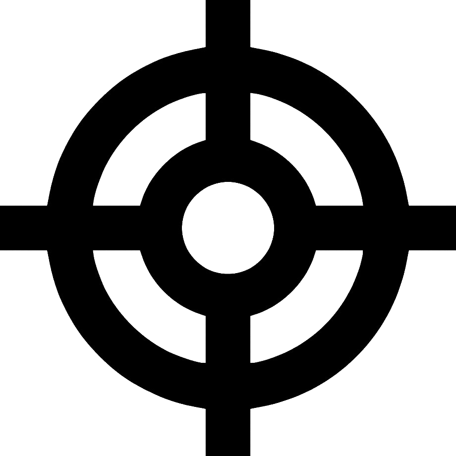 Sniper Aim Png Free Download (black, white)