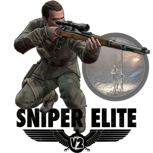 Sniper Elite Png File (black, white, gray)