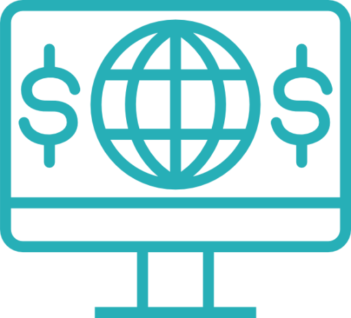 Online Banking Icon Free Transparent Png Icon Download (teal, black)