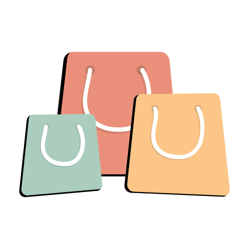 Online Buy Ecommerce Cart Bag Shopping Icon Free Png Icon Download (silver, salmon, white, black, pink)