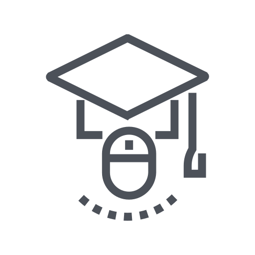 Online Graduation Icon Free Png Icon Download (gray, black)