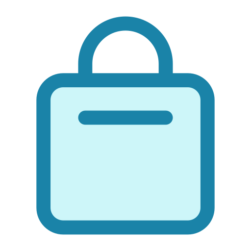 Online Shopping Shop Ecommerce Bag Icon Free Png Icon Download (teal, lavender, black, mint)