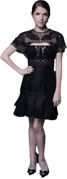 Anna Kendrick Png Hd Isolated (black)