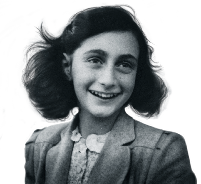 Anne Frank Png File (black)