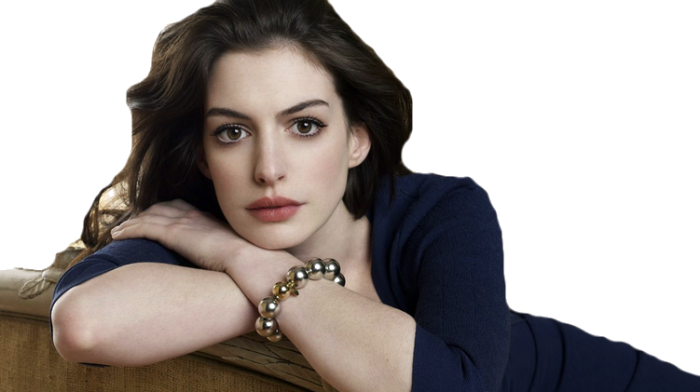 Anne Hathaway Png Clipart (black)