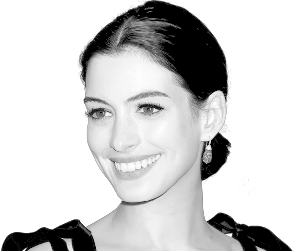 Anne Hathaway Png Hd (lavender, black)