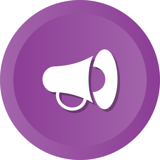 Announcement Campgn Marketing Megaphone Promotion Sales Free Nobackground Png Icon Download (purple, gray, black, white)