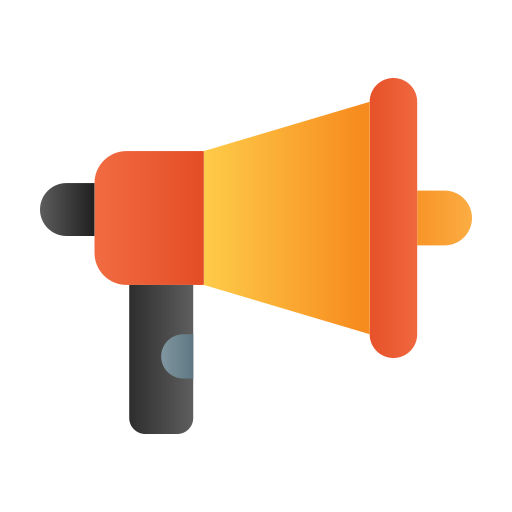 Announcement Marketing Megaphone Icon Free Nobackground Png Icon Download (orange, chocolate, black)