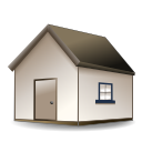 Gnome Home House Free Nobackground Png Icon Download (gray, silver, black, white)