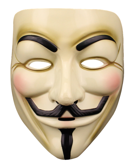 Anonymous Mask Png Background Photo (pink, black, beige)