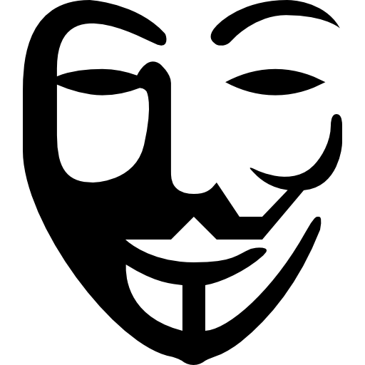 Anonymous Png File (indigo, white, silver, black, gray)