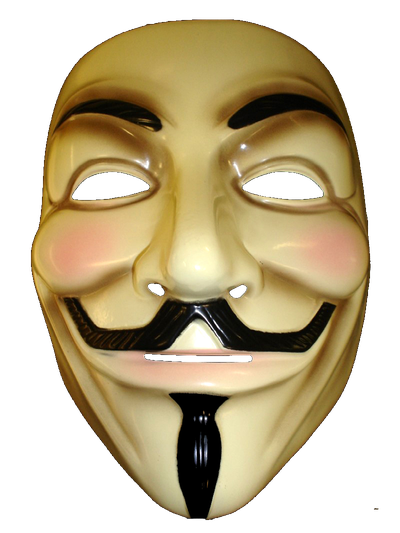 Anonymous Png Hd (white, black)