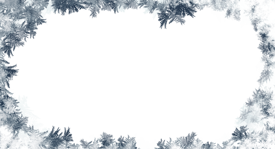 Snow Frame Png Clipart (black, indigo, white)