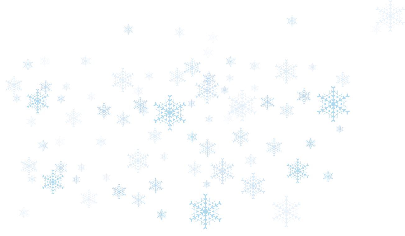 Snow Frame Png File (black)