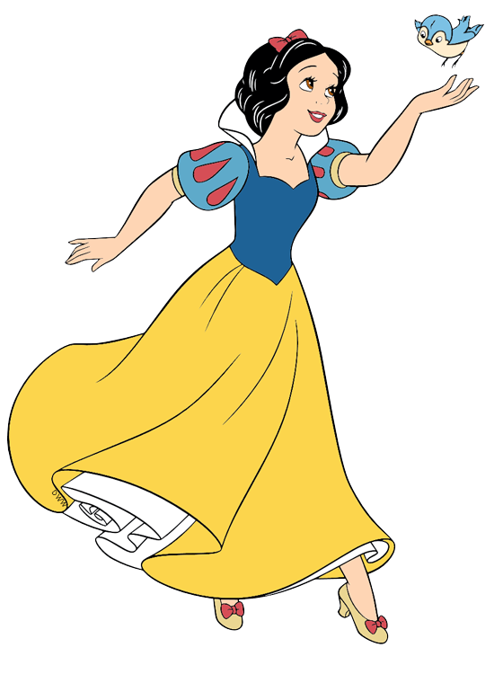 Snow White Png Photos (gold, pink, white, teal)