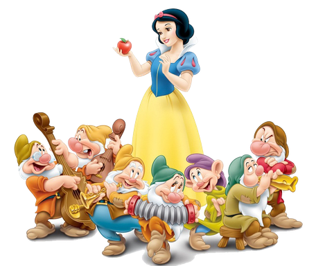 Snow White Png Transparent Image (black, pink)