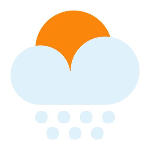 Snow Showers Free Transparent Png Icon Download (orange, lavender, black)