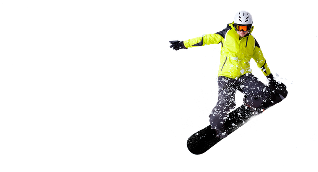 Snowboarding Png Isolated File (black, white)