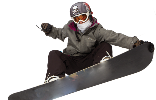 Snowboarding Png Isolated Image (silver, lavender, white, gray)