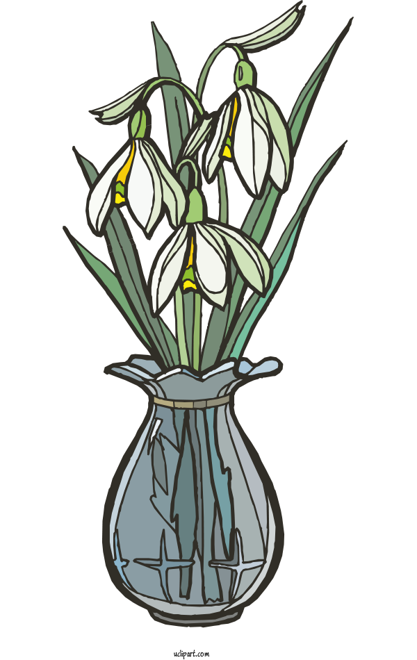 Snowdrop Png Isolated Hd (black, silver, white, gray)