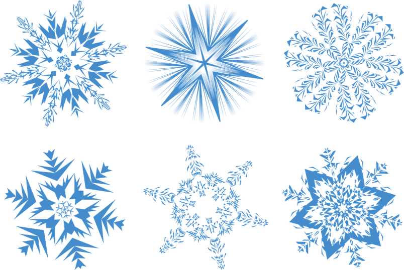 Snowflake Png Photos (black, gray)