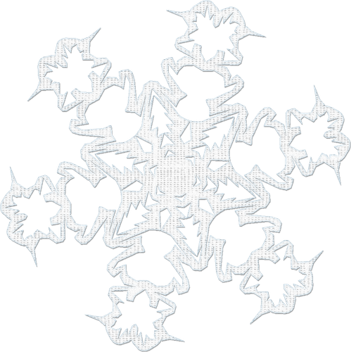 Snowflake Png (black, lavender, white)