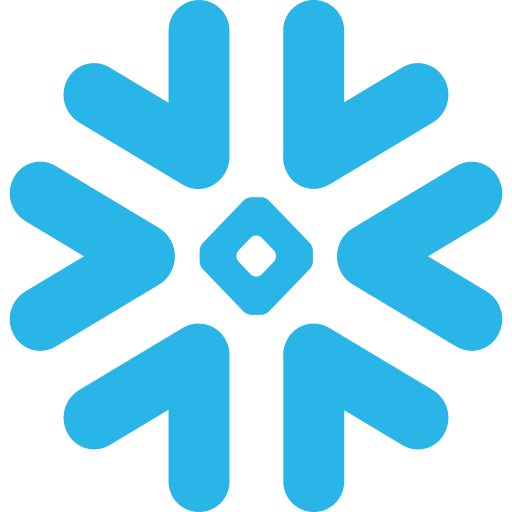 Snowflake Logo Icon Free Png Icon Download (teal, greenish blue, black)