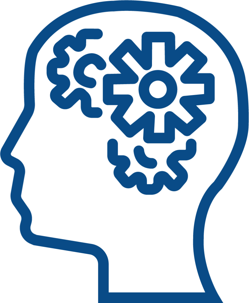 Knowledge Brain Png Pic (black, teal, navy)