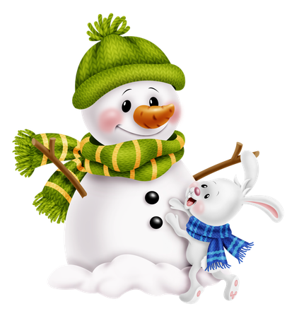 Snowman Png Transparent (black, white)