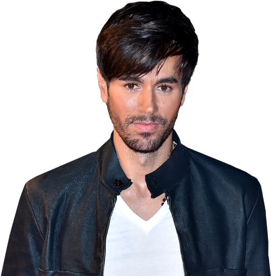 Enrique Iglesias Png File (black, lavender, white)