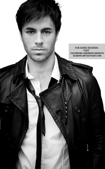 Enrique Iglesias Png Transparent Image (black)