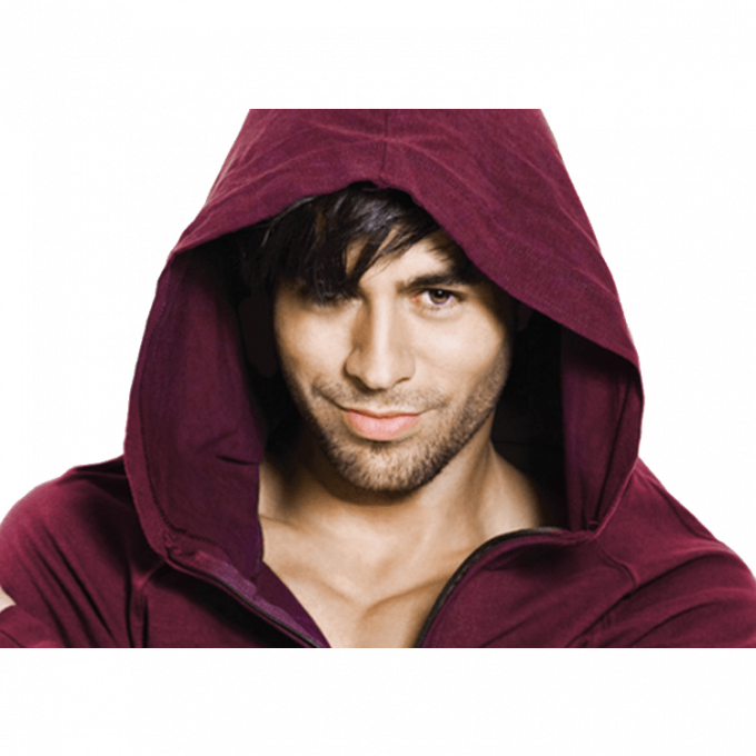 Enrique Iglesias Transparent (black, maroon)