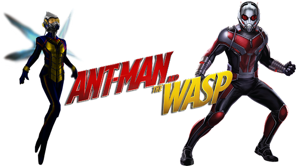 Ant Man And The Wasp 2018 Png Isolated File (black)